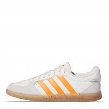 NEW Women's Sz 8-10 adidas Performance Breaknet Sleek Casual White Orange IH7753