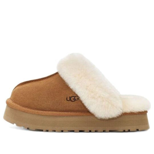 NEW Women's Sz 7-9 UGG Disquette Slippers 'Chestnut' 1122550-CHE
