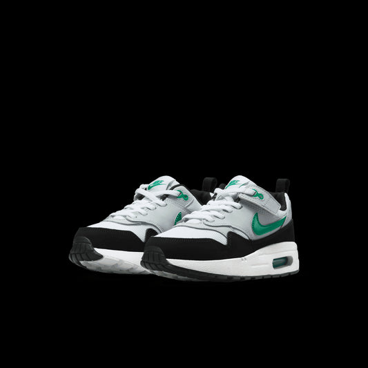 NEW Youth/WMNS Sz 8C-10C Nike Air Max 1 EasyOn PS Black Stadium Green DZ3308-108