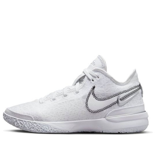 NEW Men's Sz 14 Nike Zoom LeBron NXXT Gen Basketball Triple White DR8784-101 NL