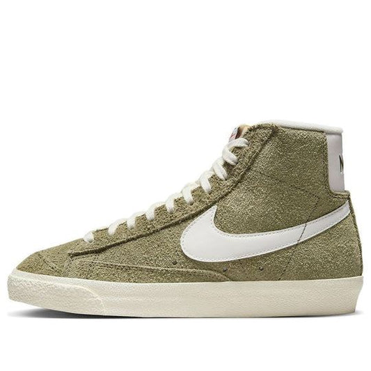 NEW Women's Sz 7-8 Nike Blazer '77 VNTG Mid Sneakers Olive Green DV7006-201