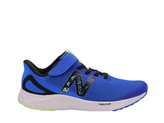 NEW Kids Sz 13 New Balance Fresh Foam Arishi v4 Bungee Lace Blue PAARIPB4