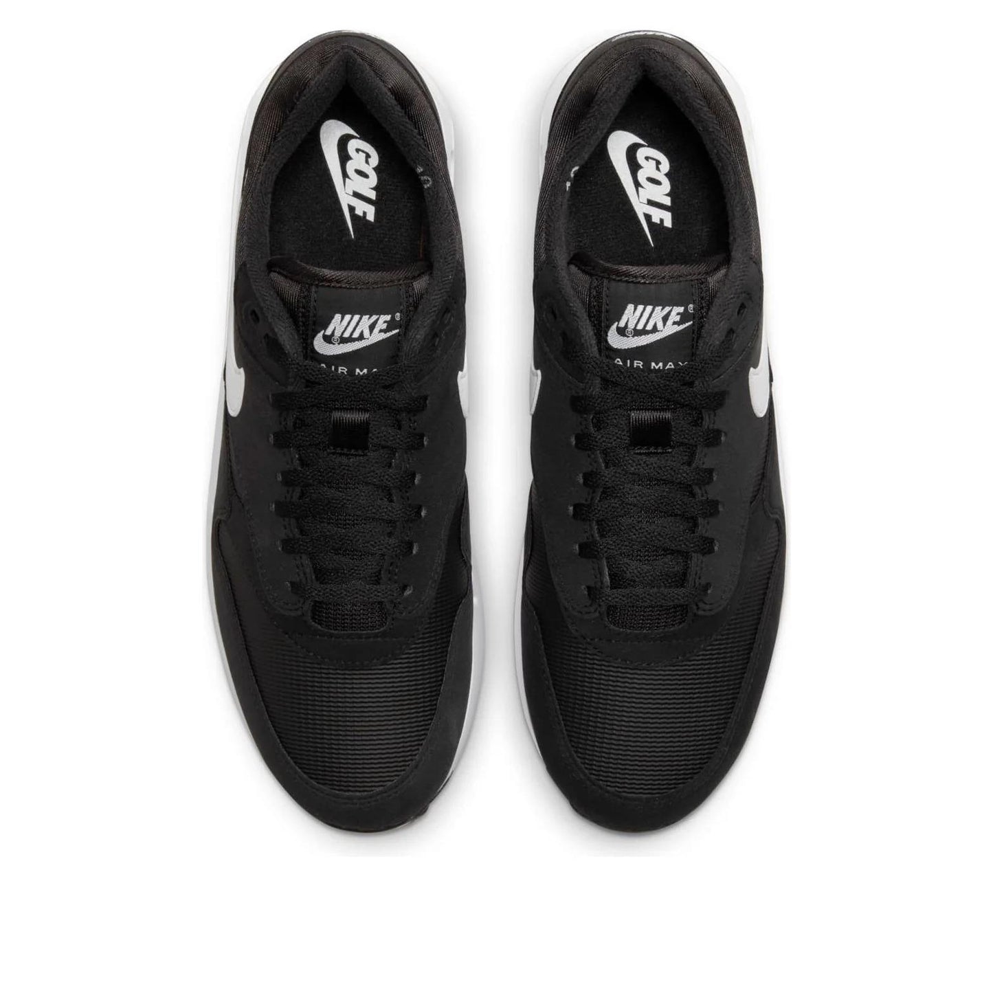 NEW Men's Sz 10.5 Nike Air Max 1 '86 OG Golf Shoes Black White DV1403-010 LRB