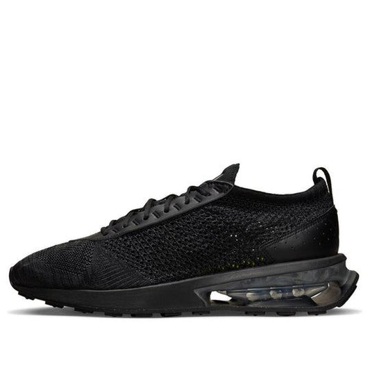 NEW Men's Sz 6-6.5 Nike Air Max Flyknit Racer Running Triple Black FD2764-001