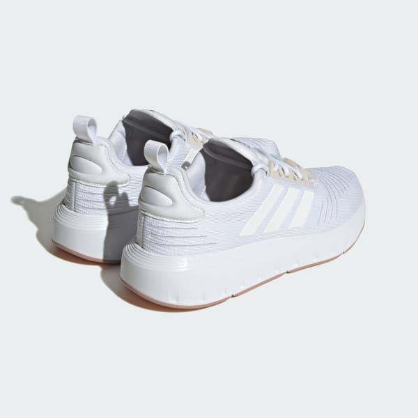 NEW Women's Sz 9.5 adidas Swift Run23 Running Shoe White Gold IG4715