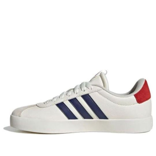 NEW Women's Sz 9 adidas VL Court 3.0 Skate Shoes Off White Dark Blue IE3628