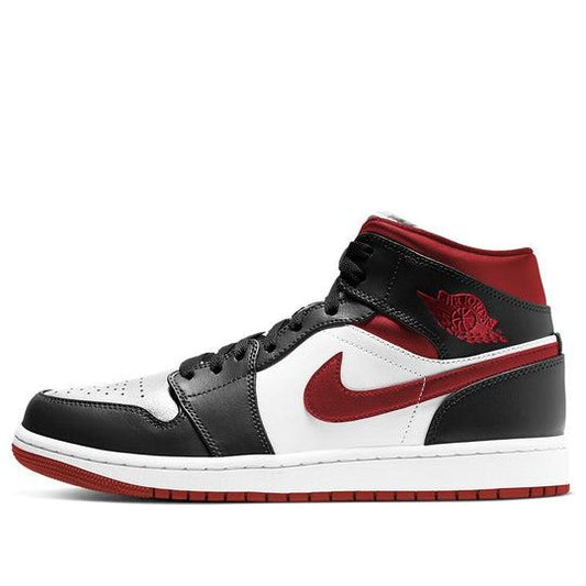 NEW Men's Sz 14 Nike Air Jordan 1 Mid Sneaker Gym Red Black 554724-122