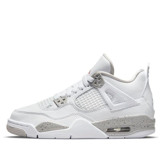 NEW Youth/WMNS Sz 6.5Y/8W Nike Air Jordan 4 Retro GS White Oreo DJ4699-100